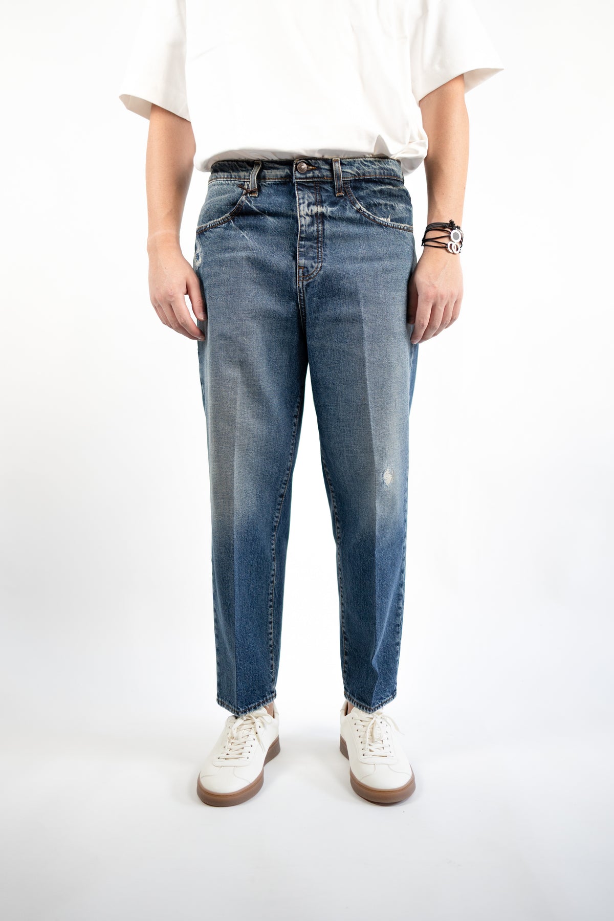 OSAKA DENIM MEDIO SABBIATO EFFETTO STRAPPO BONHEUR