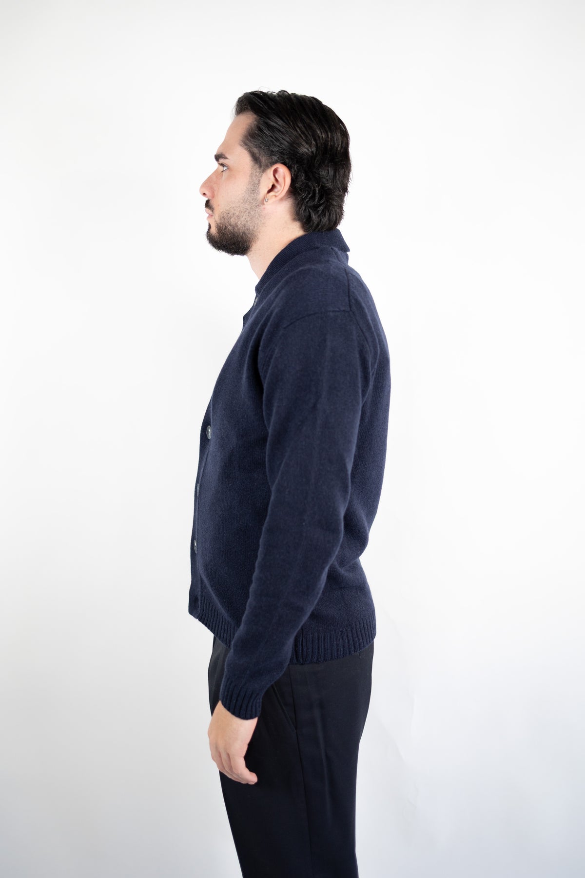 CARDIGAN IN CASHMERE TINTO FILO DANIELE FIESOLI