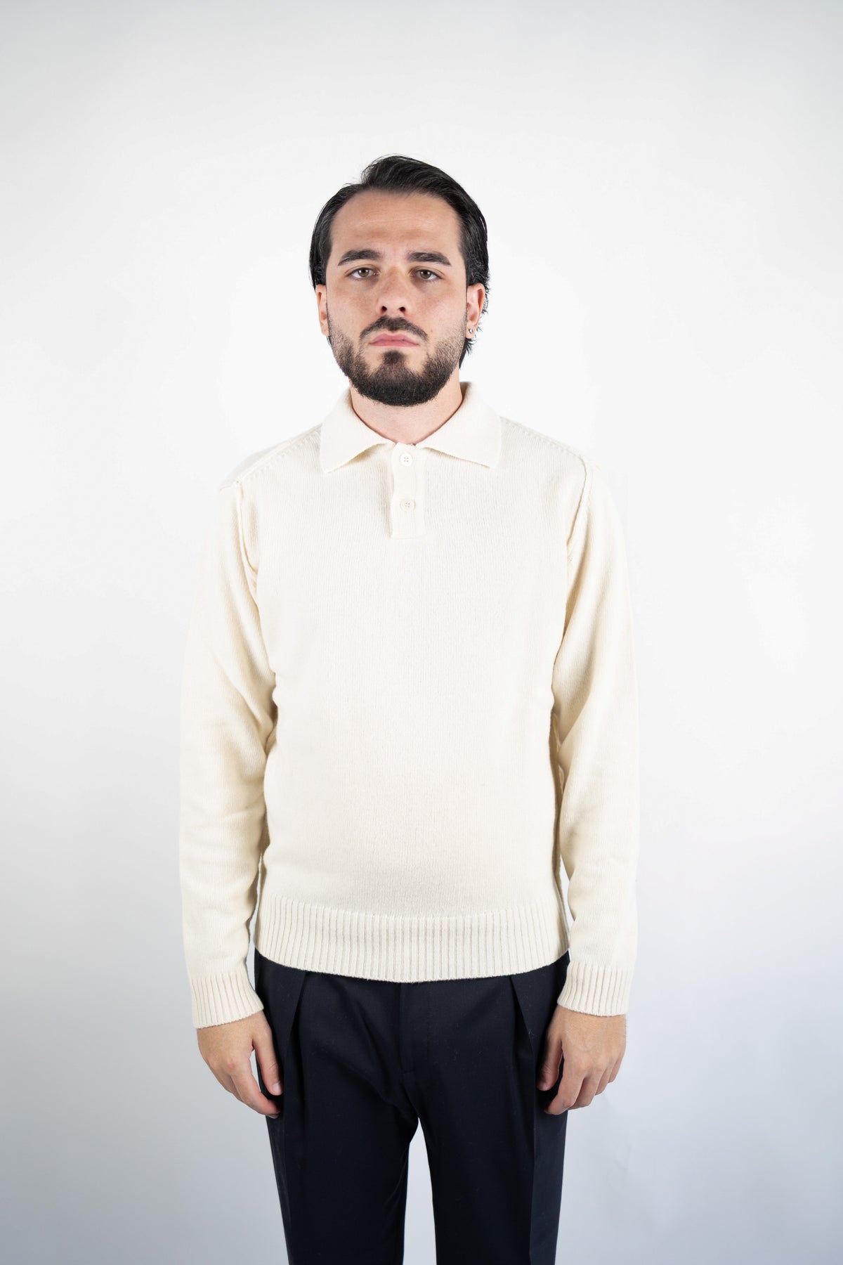 POLO RASATA IN LANA & CASHMERE DANIELE FIESOLI