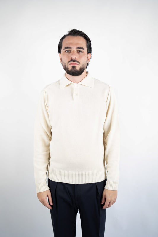 POLO RASATA IN LANA & CASHMERE DANIELE FIESOLI
