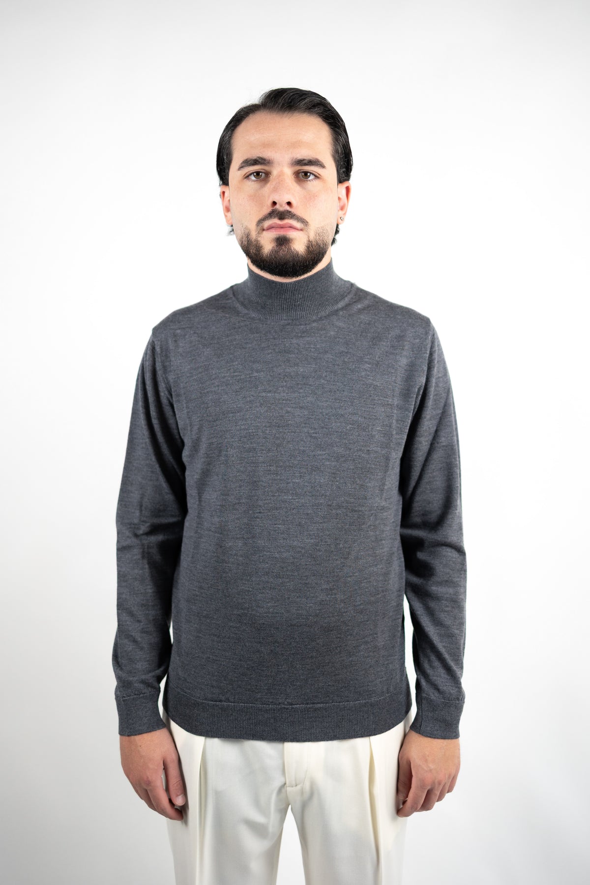 MAGLIA LUPETTO IN LANA MERINO EXTRAFINE  DANIELE FIESOLI