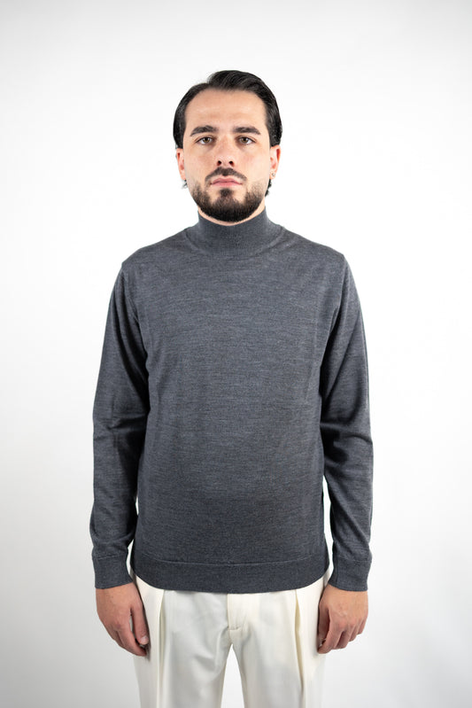 MAGLIA LUPETTO IN LANA MERINO EXTRAFINE  DANIELE FIESOLI