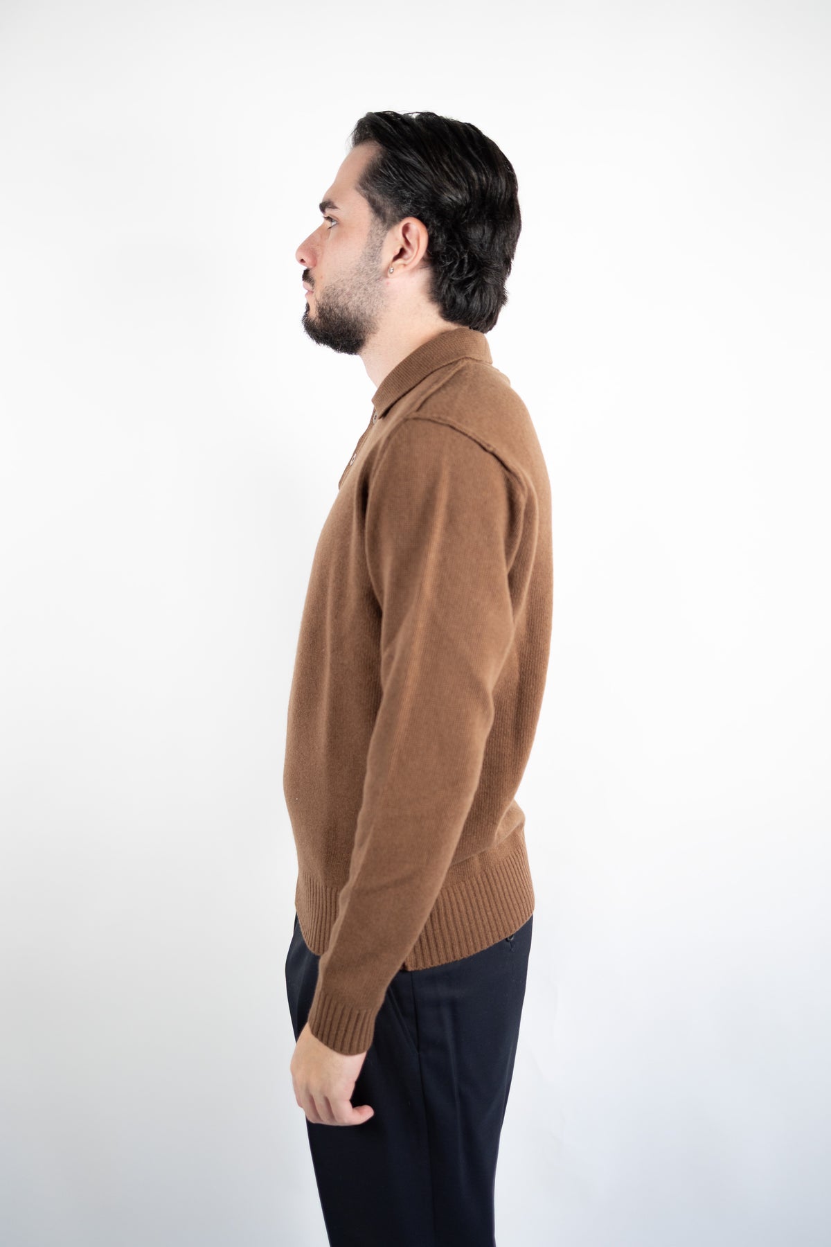 POLO RASATA IN LANA & CASHMERE DANIELE FIESOLI