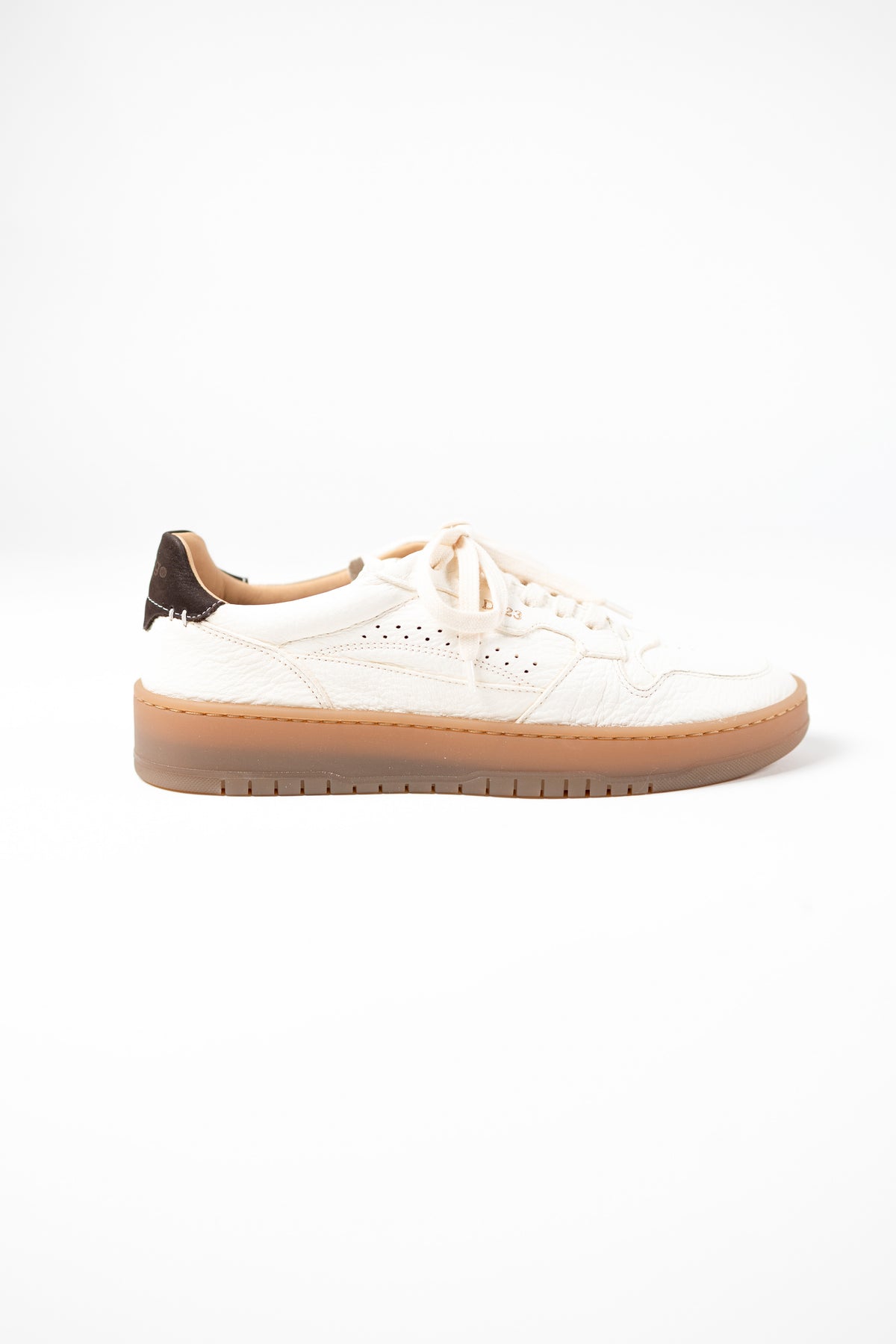 SNEAKERS IN PELLE DI CERVO  BURRO  LEMARGO