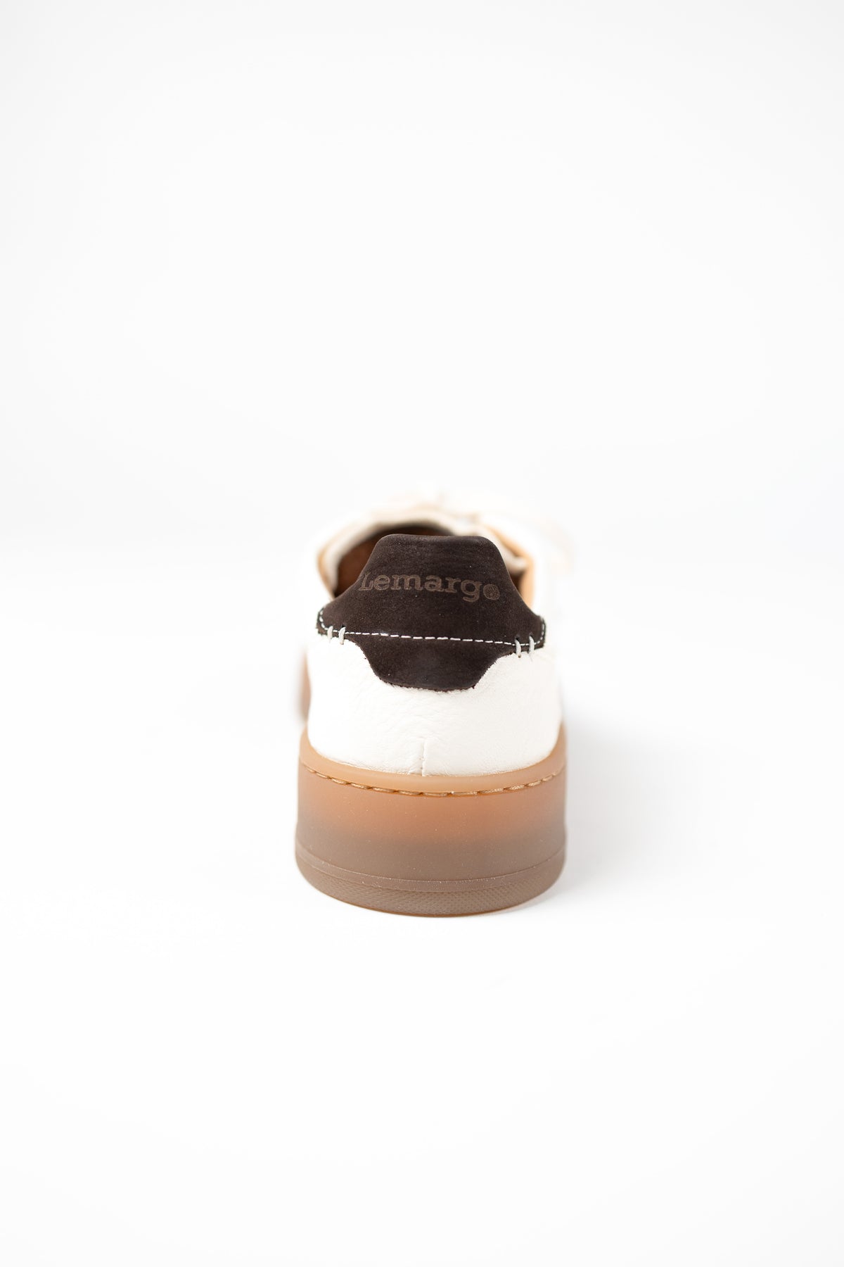 SNEAKERS IN PELLE DI CERVO  BURRO  LEMARGO
