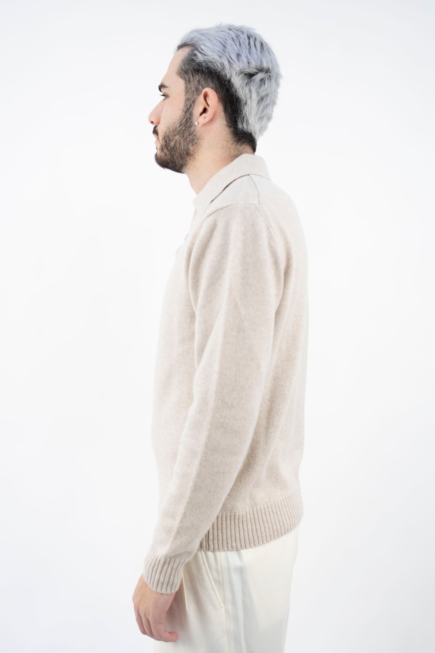 POLO IN CASHMERE SABBIA WS3373 036 DANIELE FIESOLI