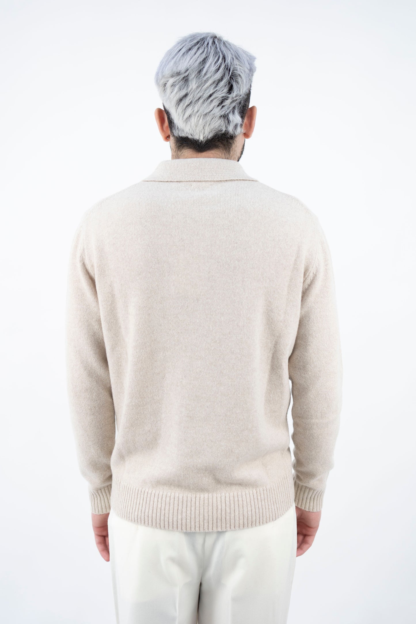 POLO IN CASHMERE SABBIA WS3373 036 DANIELE FIESOLI