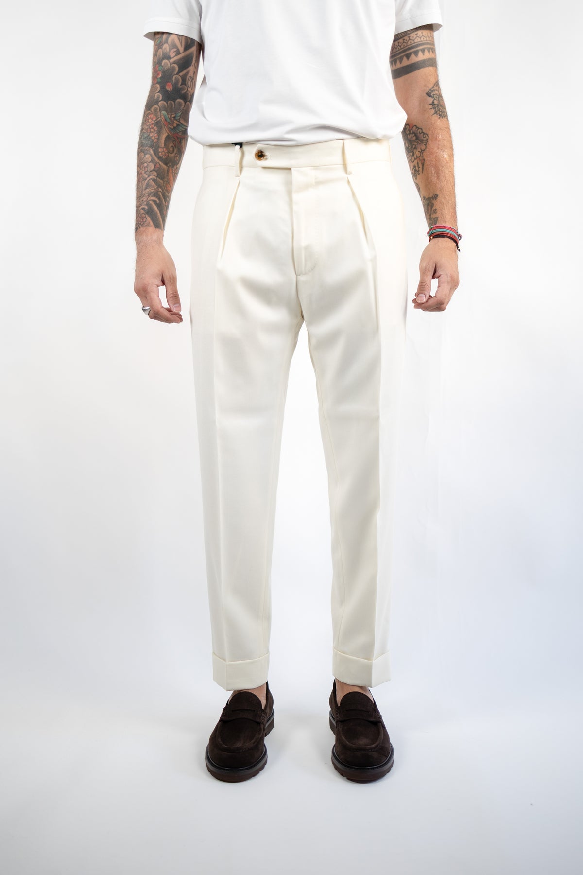 PANTALONE CHIAIA VITALE BARBERIS WHITE BERWICH