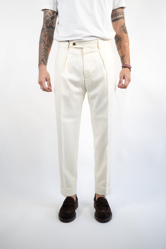 PANTALONE CHIAIA VITALE BARBERIS WHITE BERWICH