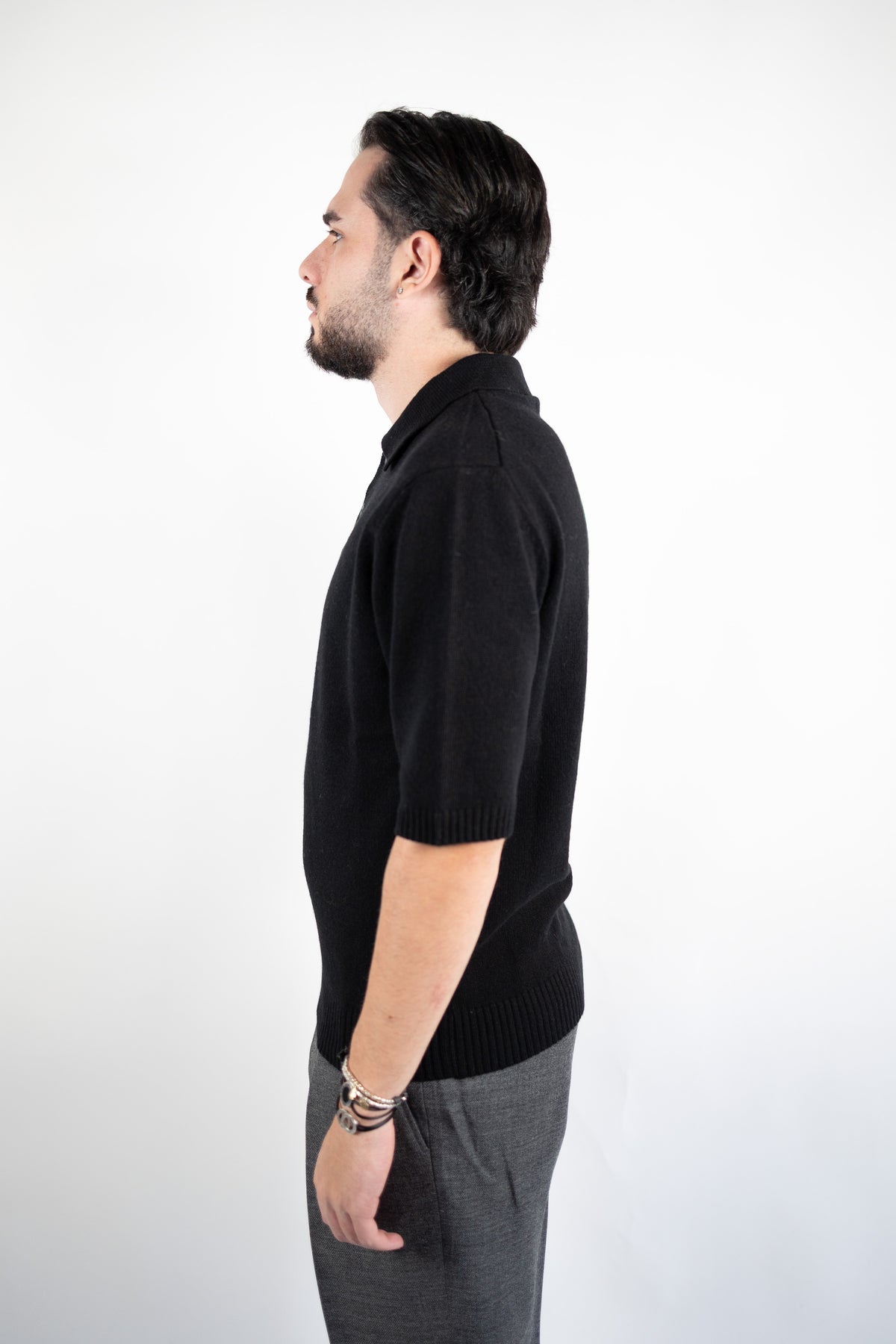 POLO MANICA CORTA IN CASHMERE  DANIELE FIESOLI