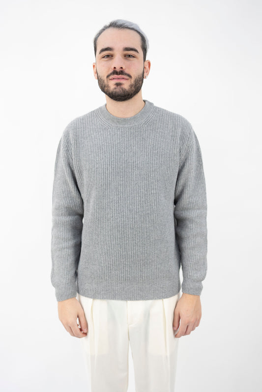 GIROCOLLO IN CASHMERE CENERE WS3390 011 DANIELE FIESOLI