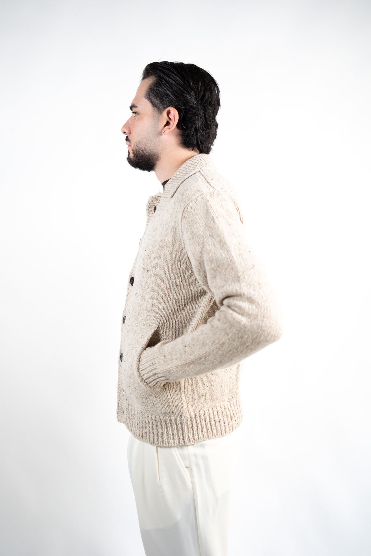 OVERSHIRT IN LANA MERINO DANIELE FIESOLI