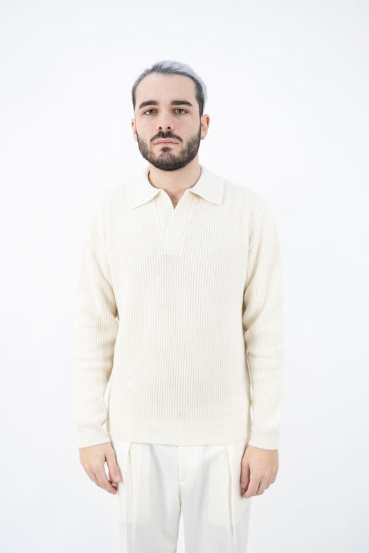 POLO SKIPPER CASHMERE NUVOLA WS3391 0100 DANIELE FIESOLI
