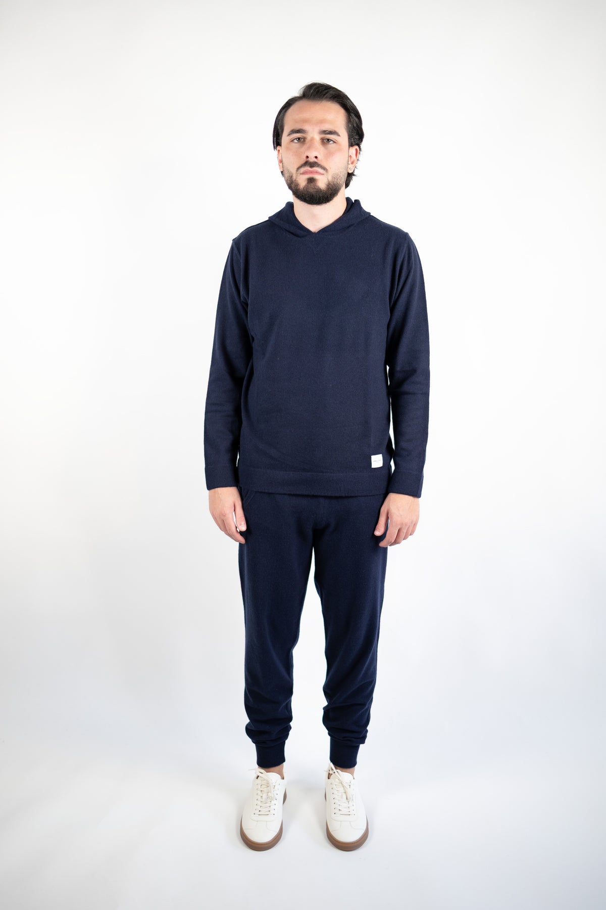 MAGLIA CON CAPPUCCIO IN LANA & CASHMERE  DANIELE FIESOLI