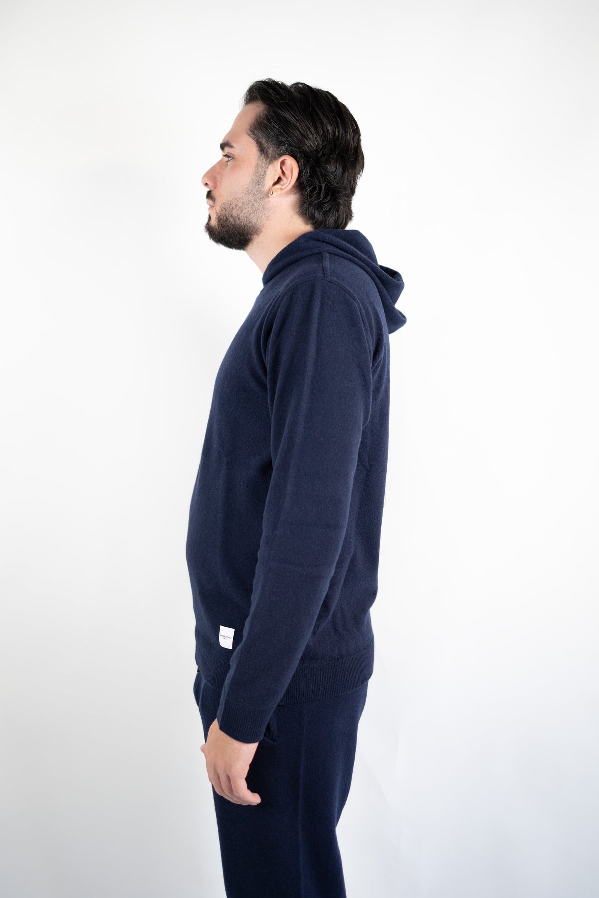 MAGLIA CON CAPPUCCIO IN LANA & CASHMERE  DANIELE FIESOLI