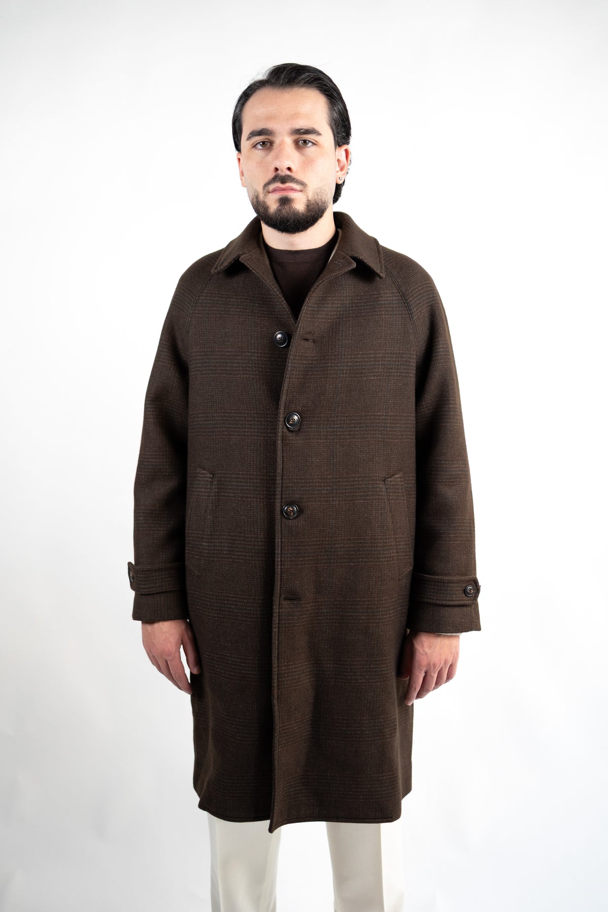 CAPPOTTO RAGLAN WOOL CHECK CIRCOLO 1901