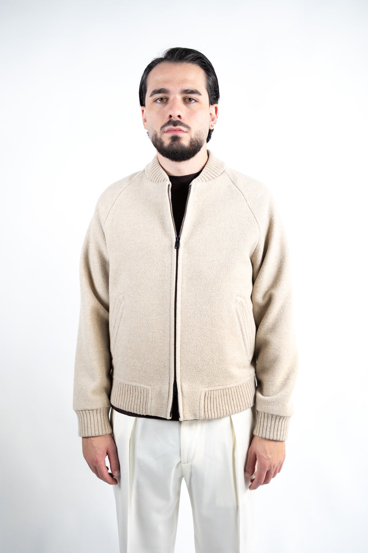 BOMBER ZIP LUXURY WOOL CIRCOLO 1901