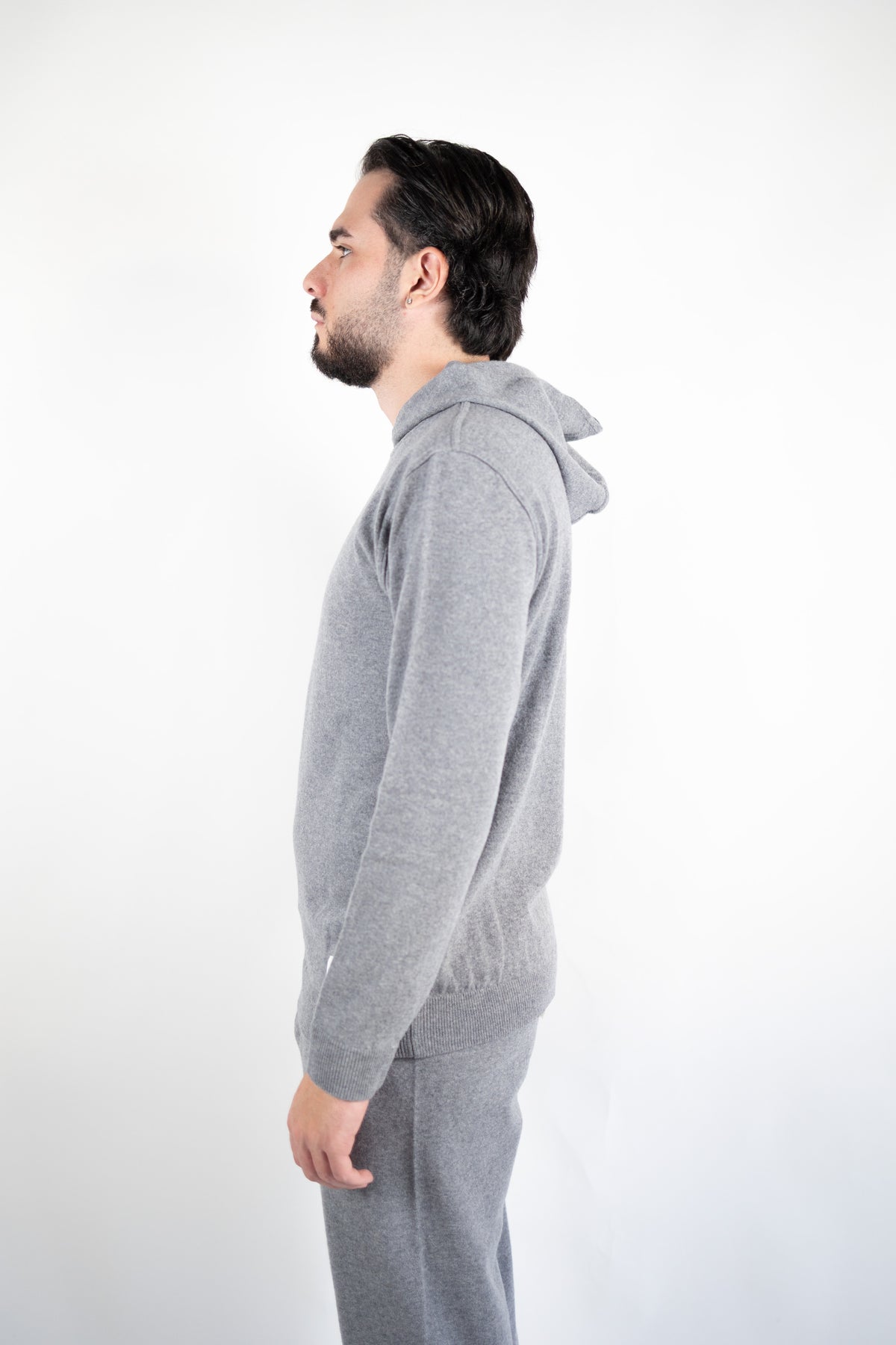 MAGLIA CON CAPPUCCIO IN LANA & CASHMERE  DANIELE FIESOLI