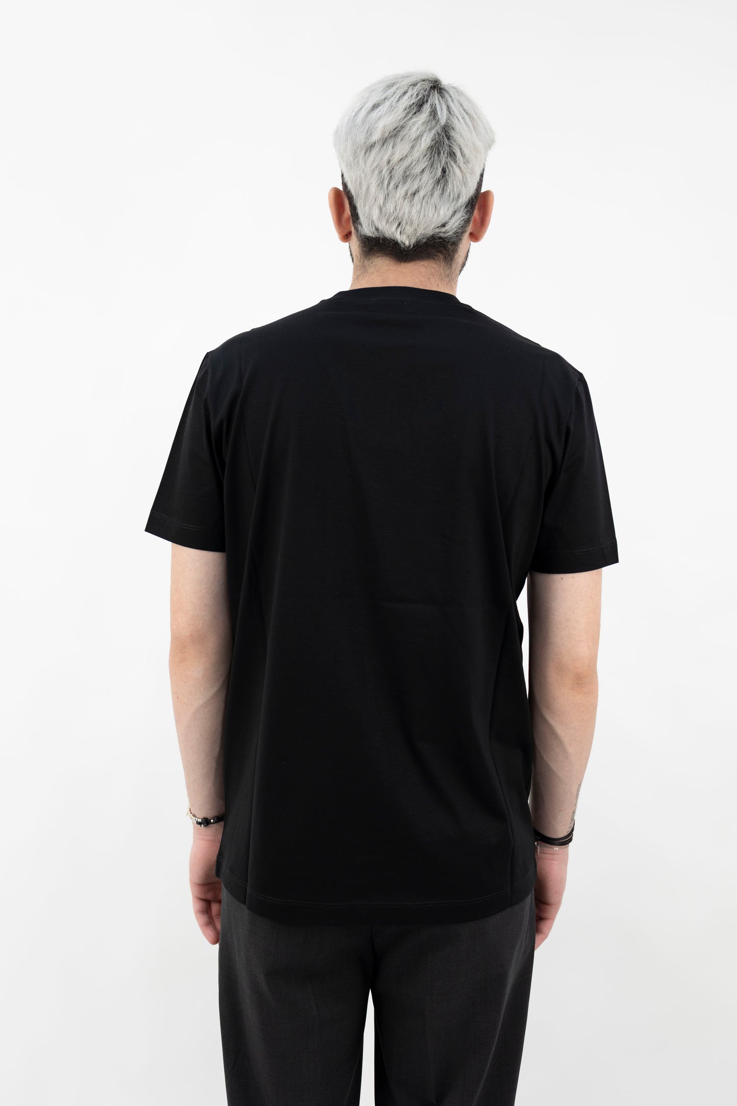 T-SHIRT COTONE NERO 2565202/90R Altea