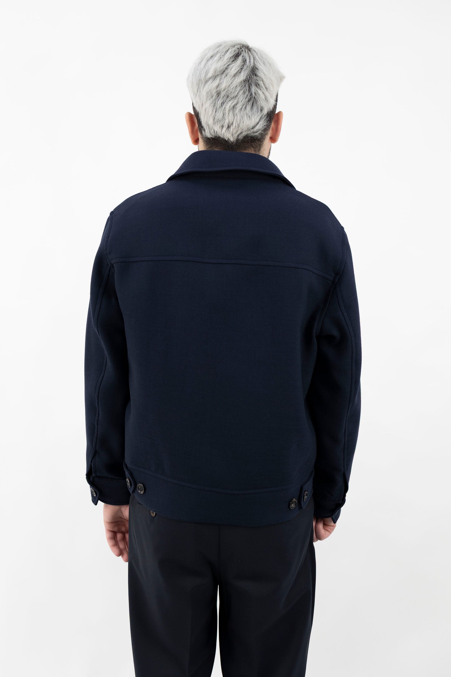 GIUBBINO IN LANA BLU NAVY  CN5092 103 CIRCOLO 1901