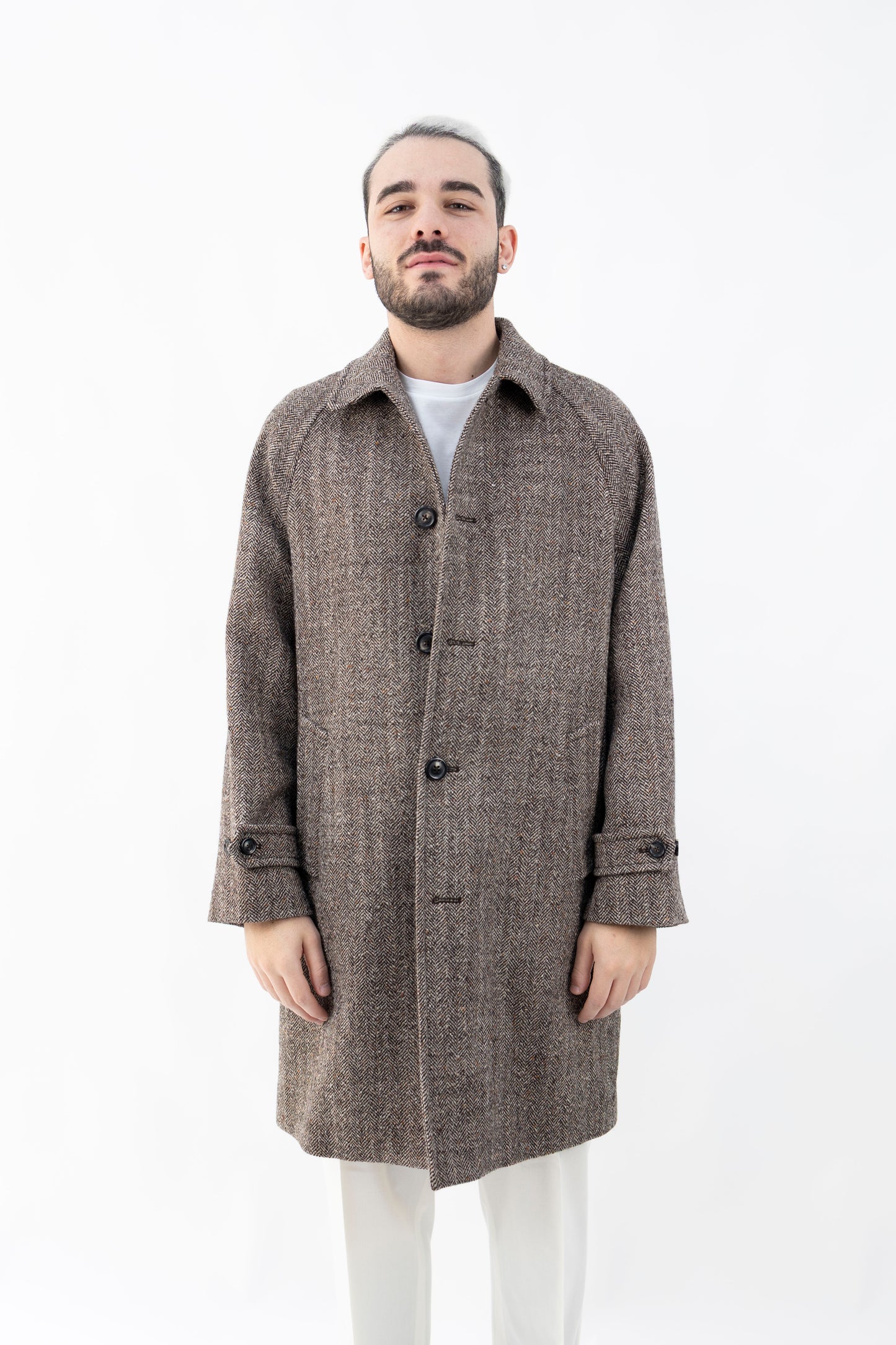 CAPPOTTO IN LANA CORTECCIA CN5115 0214 CIRCOLO 1901