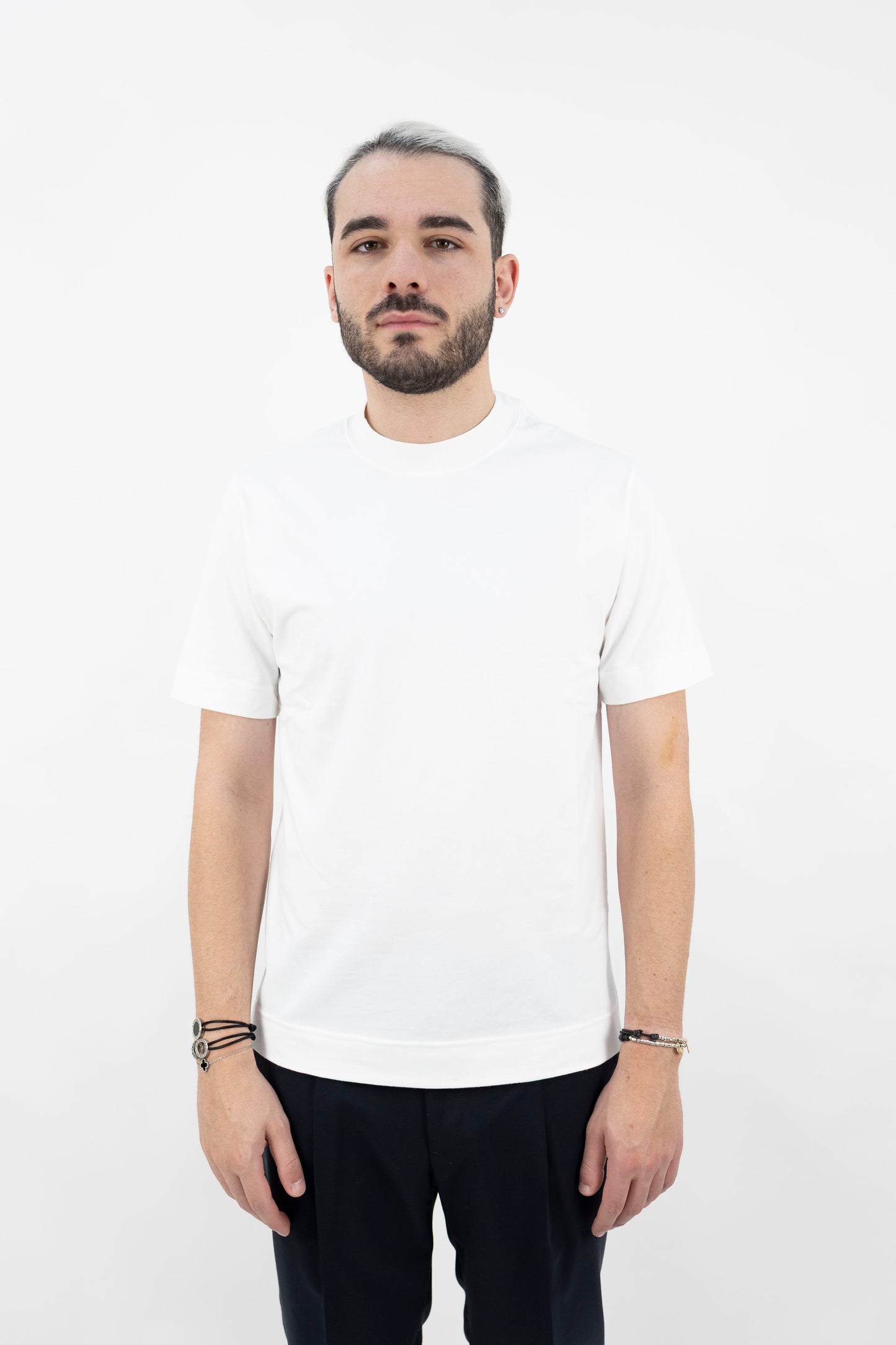 T-SHIRT BIANCO OTTICO CN4952 CIRCOLO 1901
