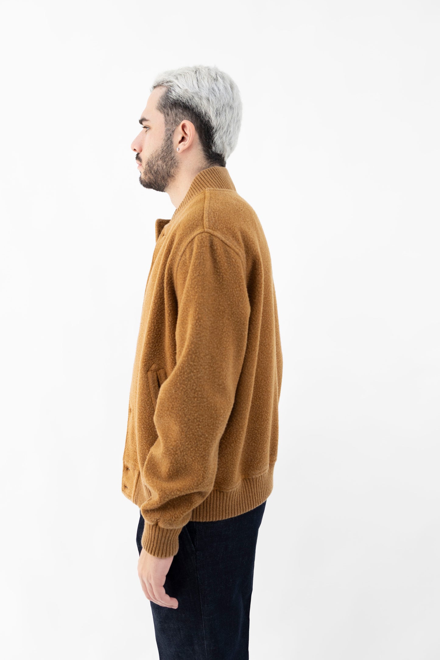 BOMBER CARAMELLO IN LANA CN5127 1194F CIRCOLO 1901