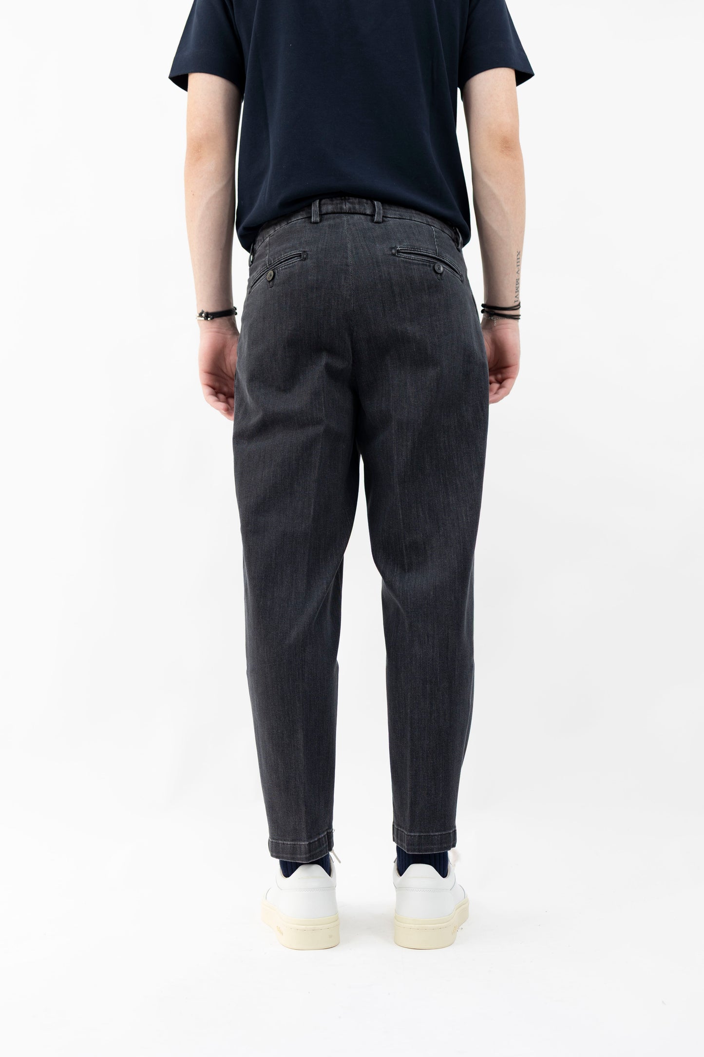JEANS DENIM NERO PORTOBELLODQD 400169 61 010 Quattro decimi BY Briglia