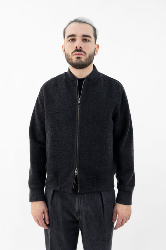 BOMBER IN LANA NERO CN5135 101F CIRCOLO 1901