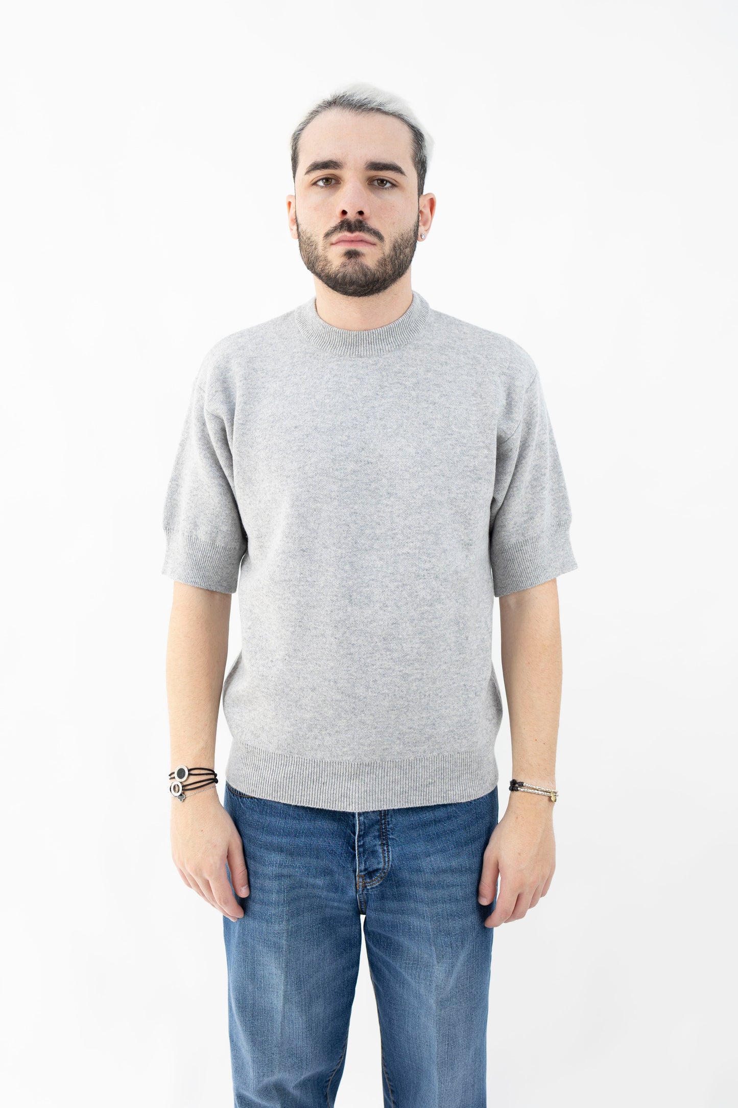 GIROCOLLO LANA&CASHMERE GRIGIO DF1103 010 DANIELE FIESOLI
