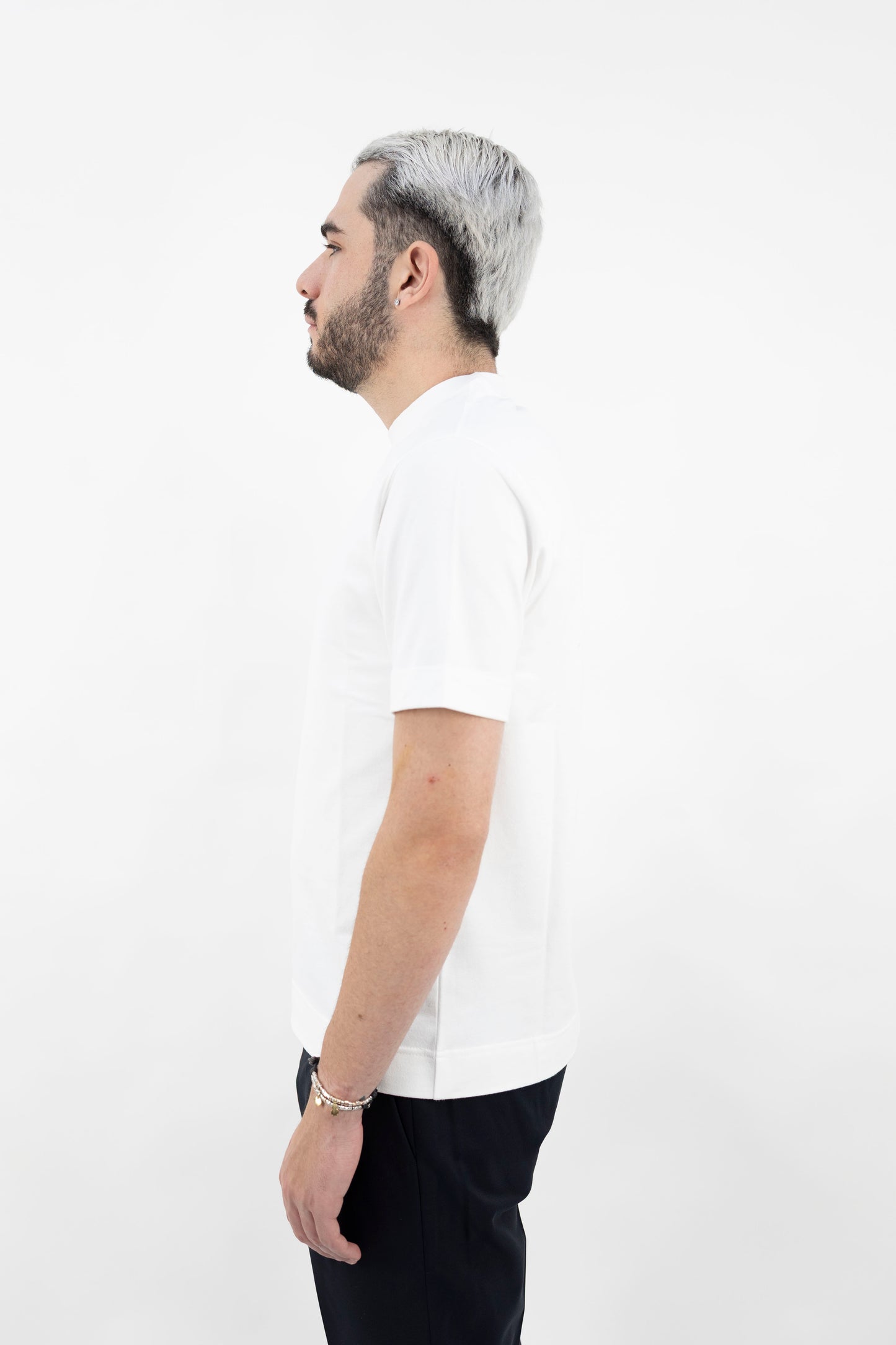 T-SHIRT BIANCO OTTICO CN4952 CIRCOLO 1901