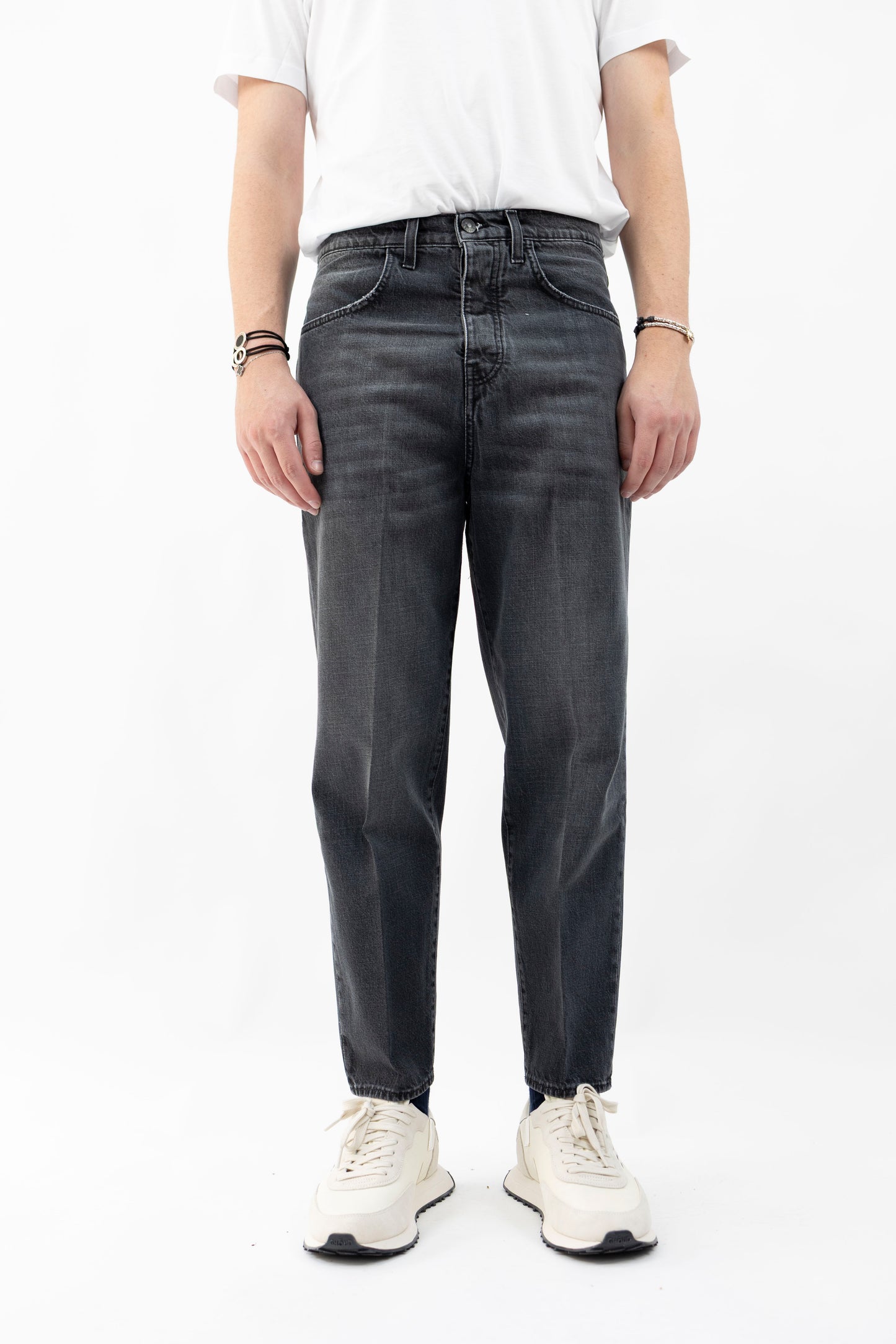 JEANS DENIM NERO OSAKA/L.90 BONHEUR