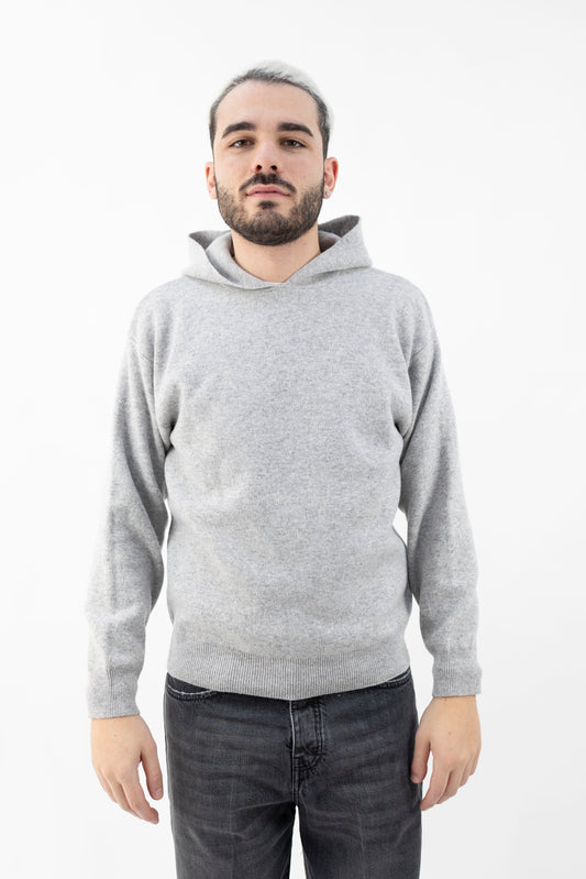 FELPA IN CASHMERE GRIGIO DF1104 010 DANIELE FIESOLI