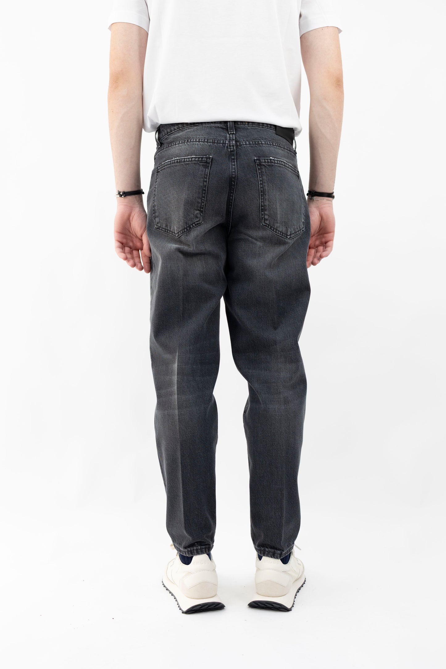 JEANS DENIM NERO NIKKO/L.90 BONHEUR