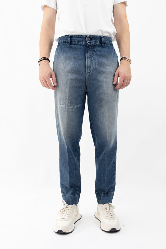 JEANS DENIM SABBIATO CHIBA/L.85 BONHEUR