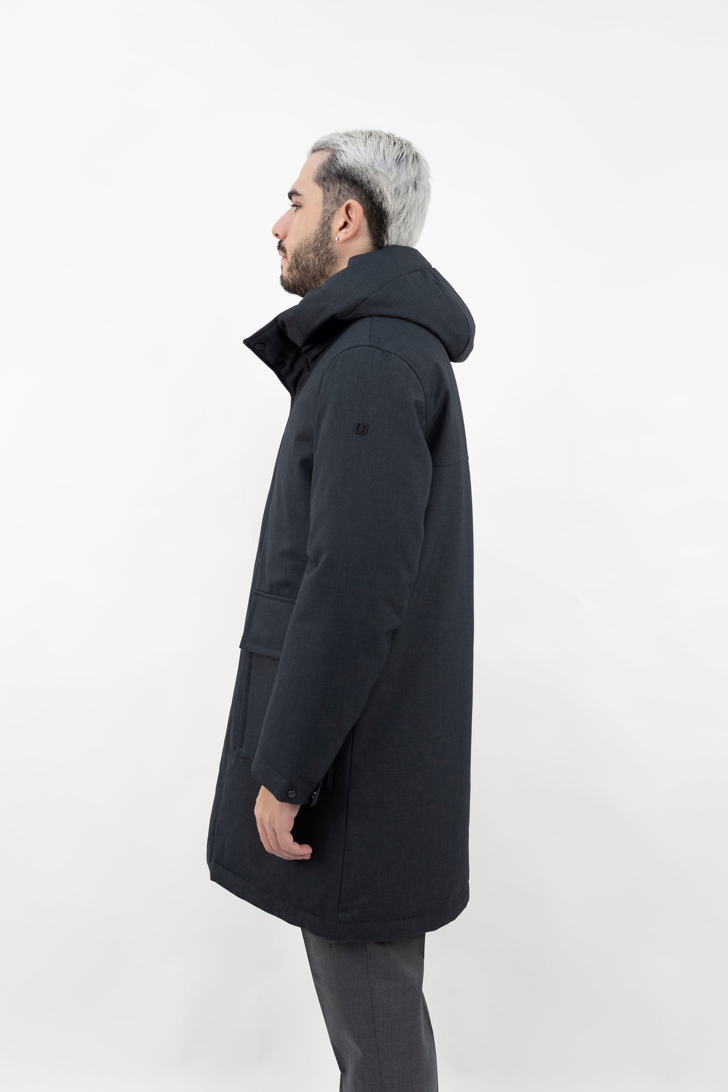 GIUBBINO PARKA GRIGIO MIRROR PARMA BOBBIO 465 DUNO