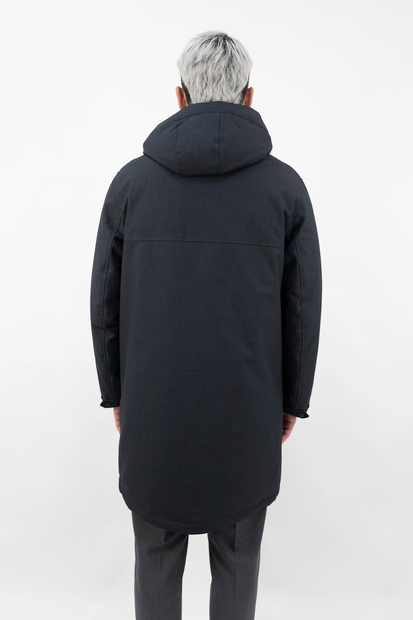 GIUBBINO PARKA GRIGIO MIRROR PARMA BOBBIO 465 DUNO