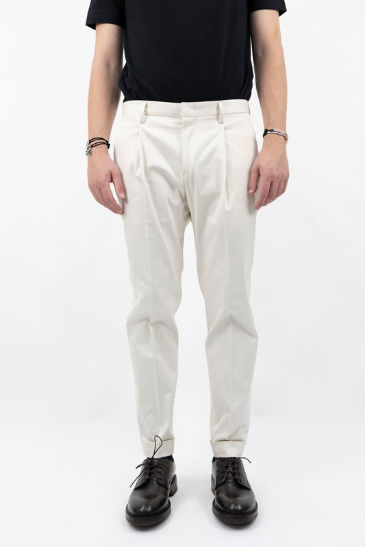 PANTALONE COTONE NATURALE TIBERIOSQD 400083 120 Quattro decimi BY Briglia
