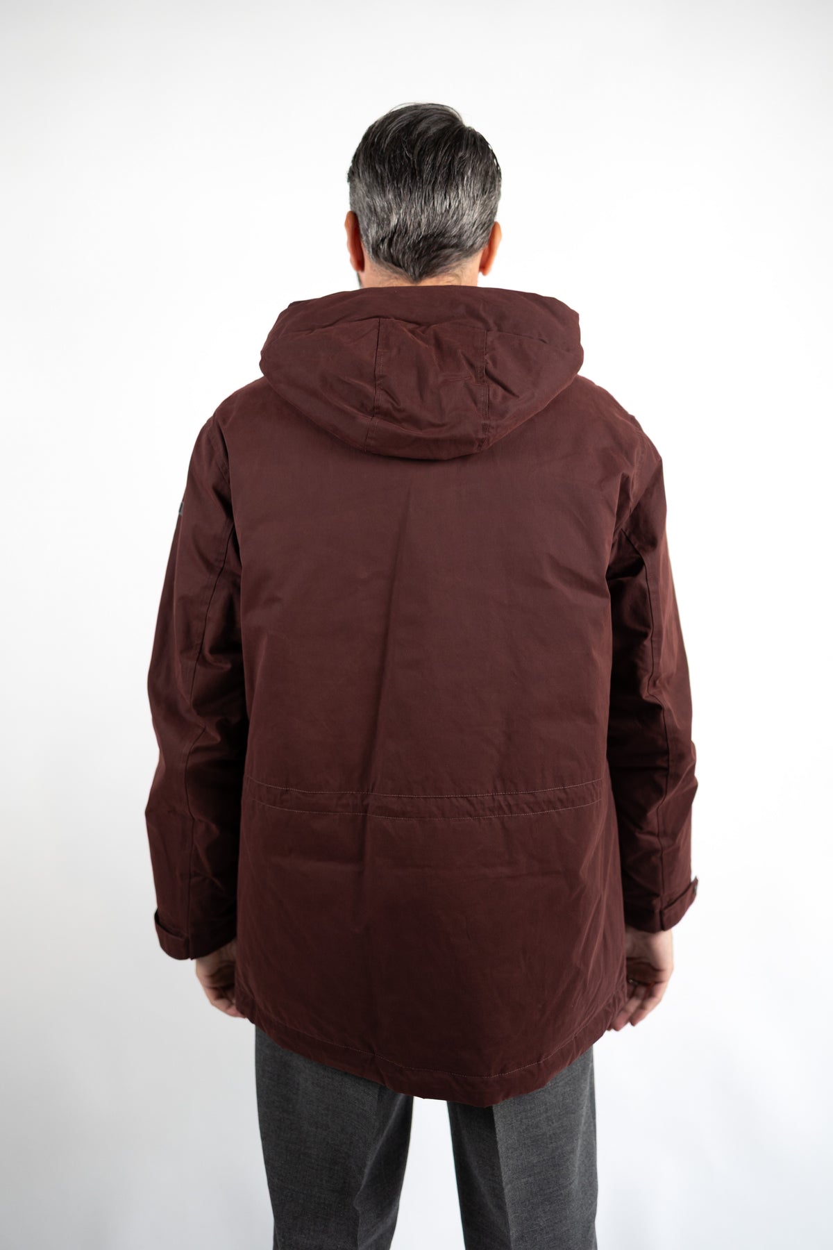HOSHI LEVANTO PARKA IN COTONE TECNICO CERATO