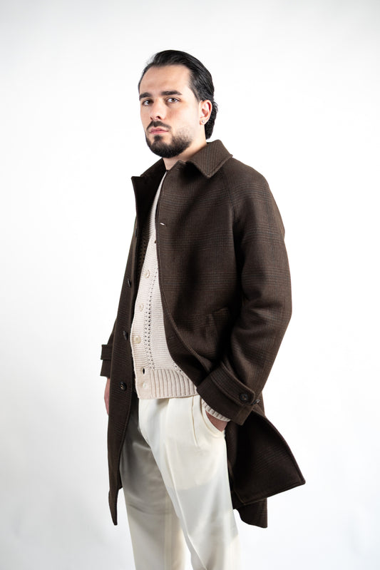CAPPOTTO RAGLAN WOOL CHECK CIRCOLO 1901