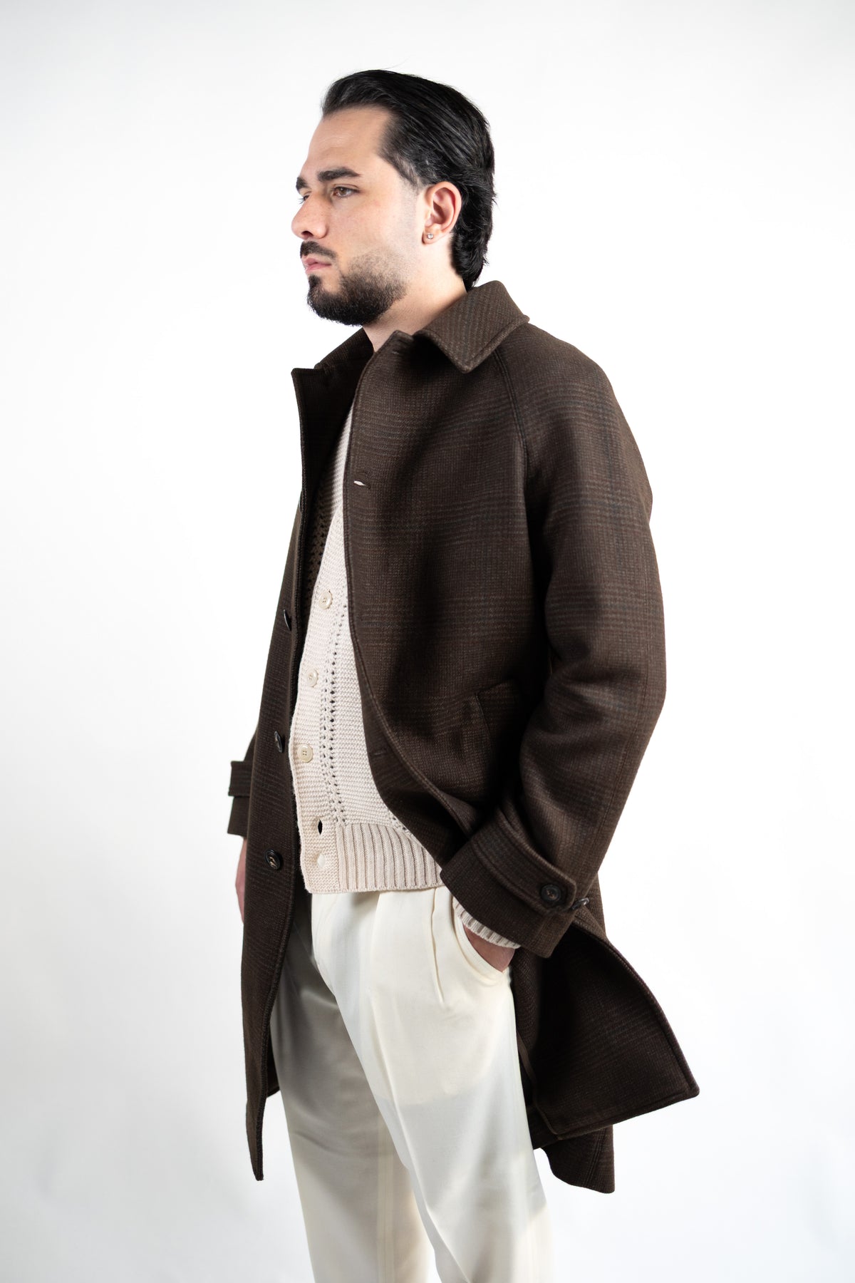 CAPPOTTO RAGLAN WOOL CHECK CIRCOLO 1901