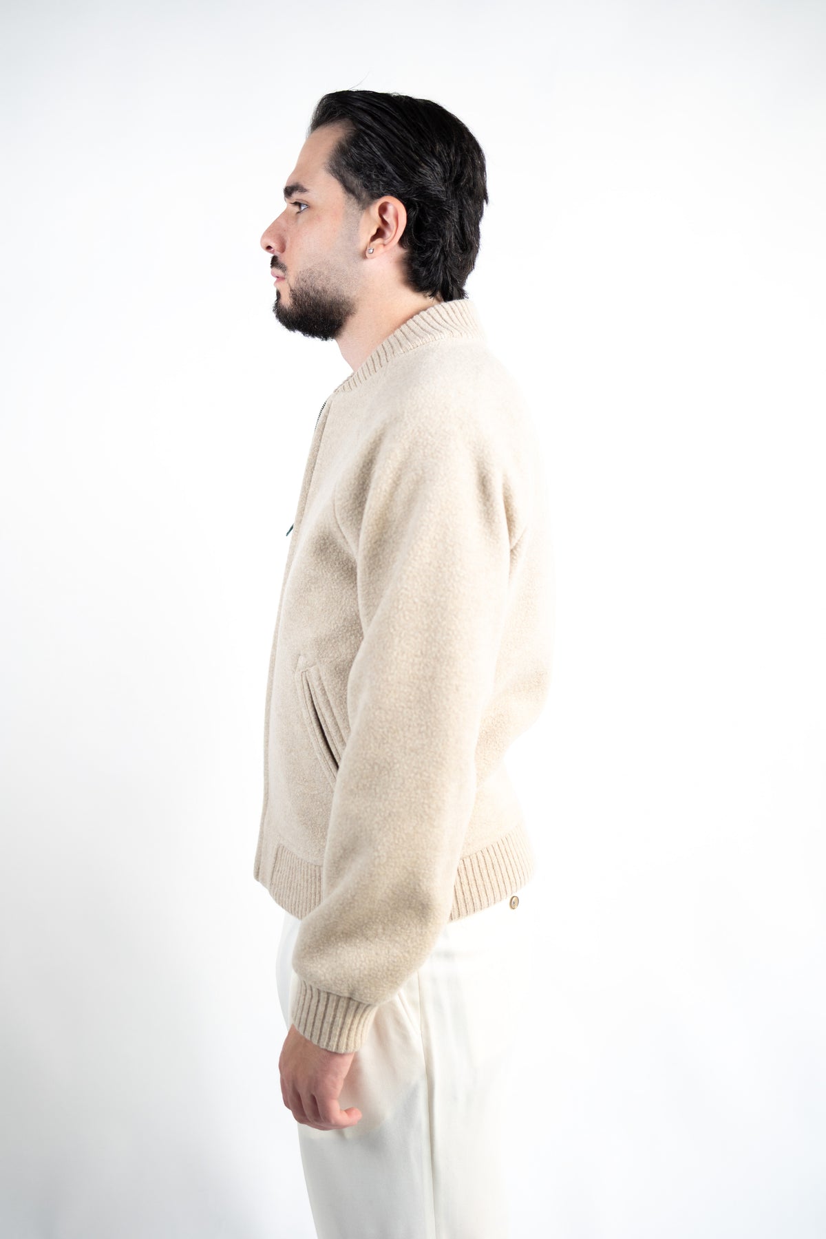 BOMBER ZIP LUXURY WOOL CIRCOLO 1901