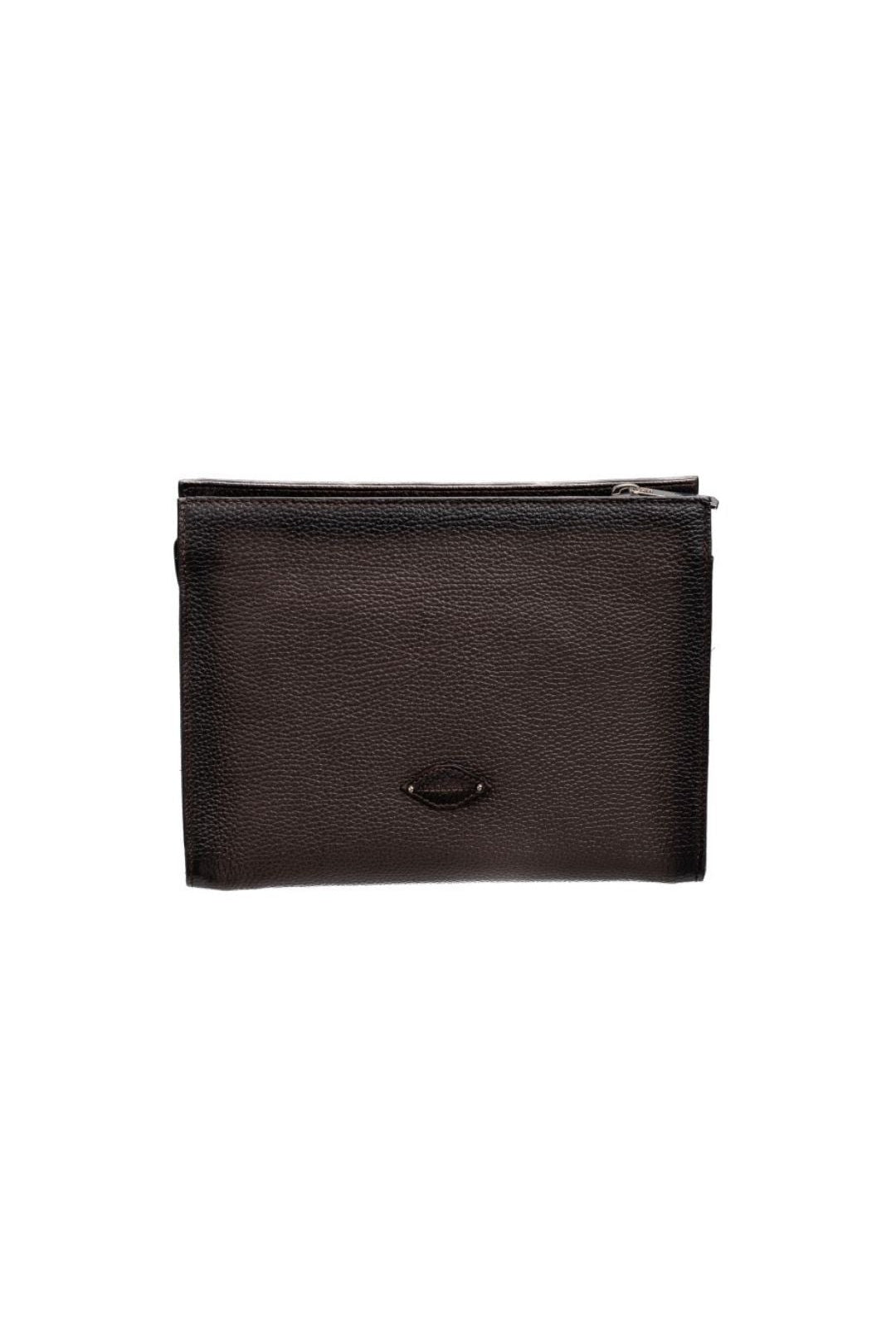 POCHETTE BOTTONE CERVO MORO Alberto Luti