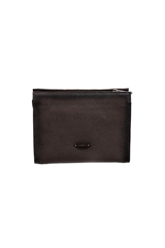 POCHETTE BOTTONE CERVO MORO Alberto Luti