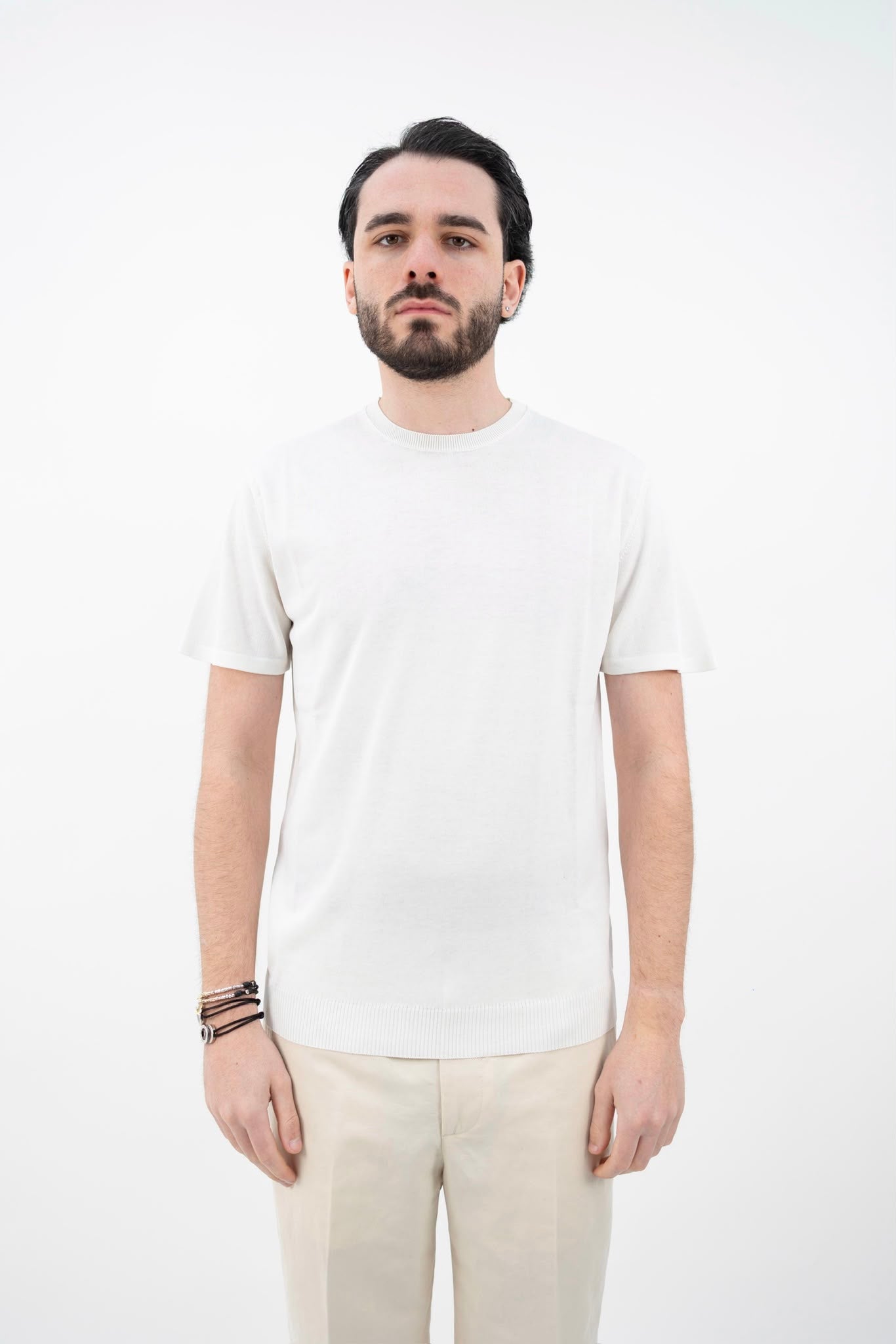 T-SHIRT DRY COTTON BIANCA DF0307 01 DANIELE FIESOLI