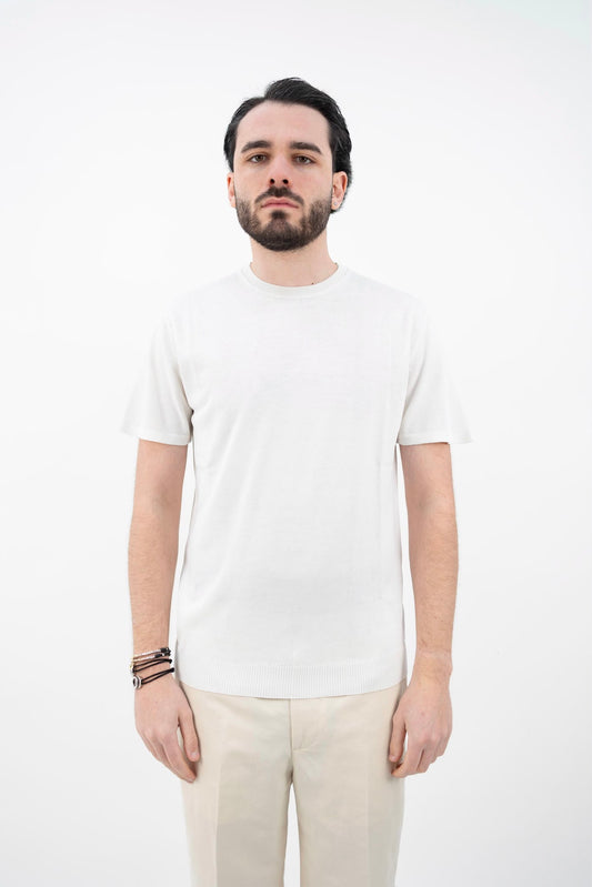 T-SHIRT DRY COTTON BIANCA DF0307 01 DANIELE FIESOLI