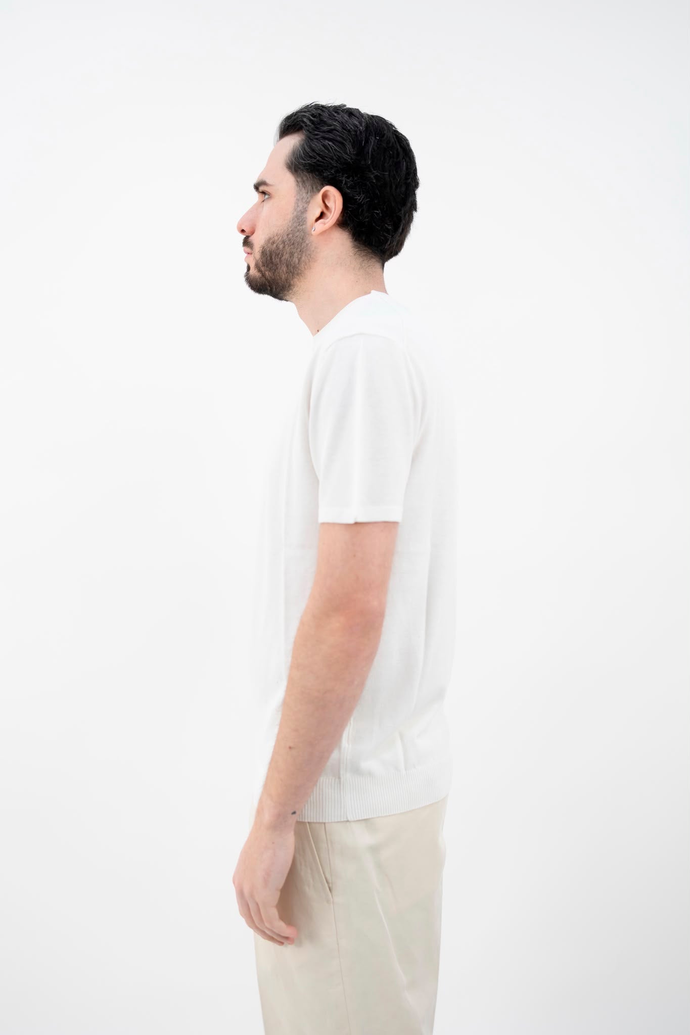 T-SHIRT DRY COTTON BIANCA DF0307 01 DANIELE FIESOLI
