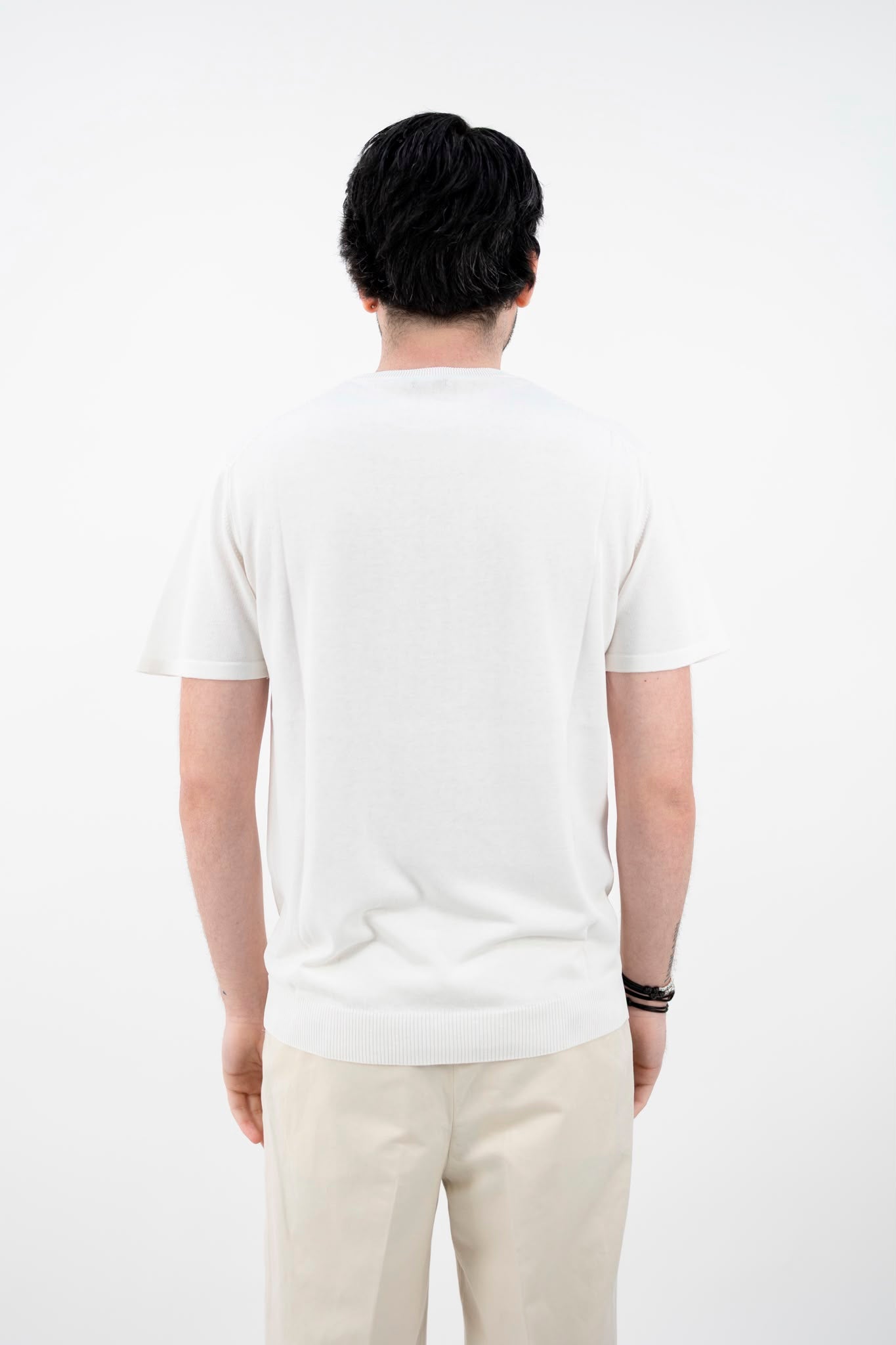 T-SHIRT DRY COTTON BIANCA DF0307 01 DANIELE FIESOLI