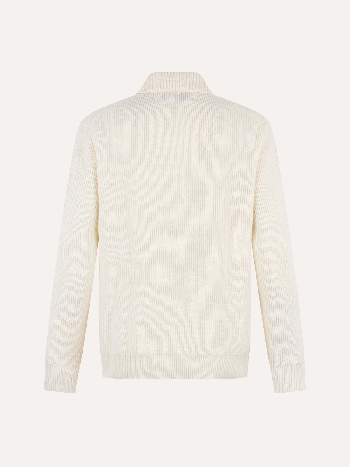 MAGLIA IN PURA LANA CON COLLO A POLO WHITE BALLANTYNE